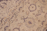 handmade Transitional Kafkaz Chobi Ziegler Purple Gray Hand Knotted RECTANGLE WOOL&SILK area rug 10 x 14