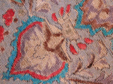 handmade Vintage Blue Purple Hand Knotted RECTANGLE 100% WOOL area rug 6x9