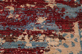handmade Modern Modern Red Blue Hand Knotted RECTANGLE WOOL&SILK area rug 8 x 10