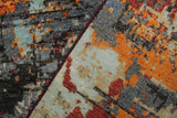 handmade Modern Modern Black Red Hand Knotted RECTANGLE WOOL&SILK area rug 4 x 6