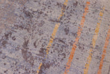 Handmade Kafakz Chobi Ziegler Modern Contemporary Blue Gray Hand Knotted RECTANGLE BAMBOO SILK area rug 8 x 10
