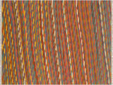 Tribal Turkish Kilim Inell Rust/Blue Wool Rug - 5'6'' x 8'4''