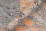 Handmade Kafakz Chobi Ziegler Modern Contemporary Gray Beige Hand Knotted RECTANGLE BAMBOO SILK area rug 5 x 8