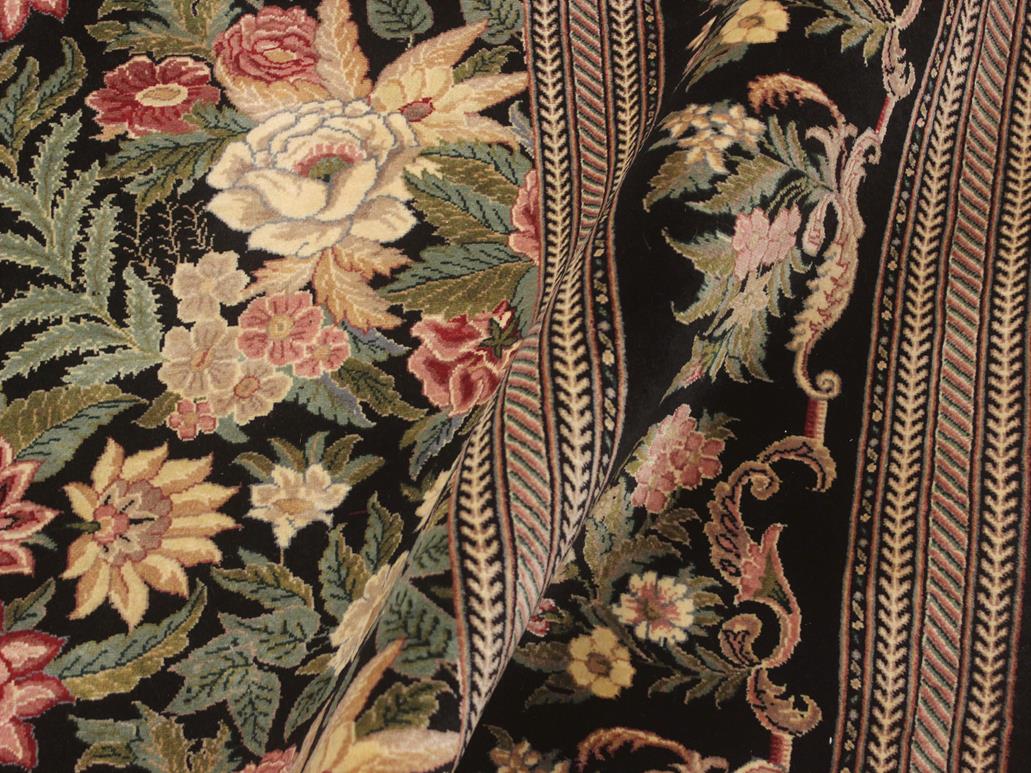 handmade Traditional David Black Red Hand Knotted RECTANGLE 100% WOOL area rug 10x14