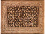 Tabriz Pak Persian Jewel Charcoal/Taupe Wool Rug - 10'0'' x 14'3''