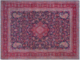 Vintage Antique Persian Tabriz Foster Wool Rug - 9'10'' x 13'4''
