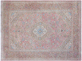 Vintage Antique Persian Kashan Reynolds Wool Rug - 8'0'' x 11'6''