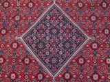 handmade Medallion, Traditional Tabriz Mahi Red Purple Hand Knotted RECTANGLE 100% WOOL area rug 10x13