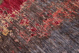handmade Modern Modern Blue Pink Hand Knotted RECTANGLE WOOL&SILK area rug 9 x 12