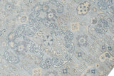 handmade Modern Blue Beige Hand Knotted RECTANGLE 100% WOOL area rug 10x14