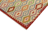 handmade Traditional Kilim, New arrival Beige Rust Hand-Woven RECTANGLE 100% WOOL area rug 6' x 7'