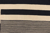 handmade Modern Kilim, New arrival Beige Black Hand-Woven RECTANGLE 100% WOOL area rug 8' x 10'
