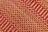 handmade Traditional Kilim, New arrival Pink Orange Hand-Woven RUNNER 100% WOOL area rug 3' x 7'