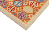 handmade Traditional Kilim, New arrival Rust Beige Hand-Woven RECTANGLE 100% WOOL area rug 3' x 5'