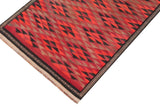 handmade Vintage Kilim, New arrival Burgundy Red Hand-Woven RUNNER 100% WOOL area rug 11' x 14'