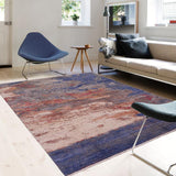 handmade Modern Modern Blue Gray Hand Knotted RECTANGLE BAMBOO SILK area rug 9 x 12