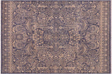 handmade Traditional Kafkaz Chobi Ziegler Gray Beige Hand Knotted RECTANGLE 100% WOOL area rug 8 x 11