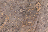 handmade Traditional Kafkaz Chobi Ziegler Blue Gray Hand Knotted RECTANGLE 100% WOOL area rug 8 x 10