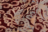 handmade Transitional Kafkaz Chobi Ziegler Red Blue Hand Knotted RECTANGLE 100% WOOL area rug 8 x 10