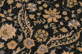 handmade Transitional Kafkaz Chobi Ziegler Gray Blue Hand Knotted RECTANGLE 100% WOOL area rug 7 x 9