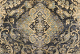 handmade Transitional Kafkaz Chobi Ziegler Gray Blue Hand Knotted RECTANGLE 100% WOOL area rug 5 x 8
