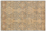 Shabby Chic Ziegler Brenden Gray Blue Hand-Knotted Wool Rug - 5'10'' x 9'1''