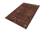 handmade Traditional Kafkaz Chobi Ziegler Black Brown Hand Knotted RECTANGLE 100% WOOL area rug 5 x 7