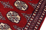 handmade Geometric Bokhara Red Beige Hand Knotted RECTANGLE 100% WOOL area rug 2' x 3'