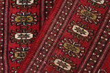 handmade Geometric Bokhara Red Beige Hand Knotted RECTANGLE 100% WOOL area rug 2' x 3'