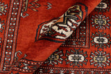 handmade Geometric Bokhara Rust Beige Hand Knotted RECTANGLE 100% WOOL area rug 2' x 3'