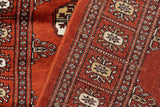 handmade Geometric Bokhara Rust Beige Hand Knotted RECTANGLE 100% WOOL area rug 3' x 12'