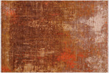 Modern Ziegler Randall Rust Gold Wool&Silk Rug - 7'10'' x 10'3''
