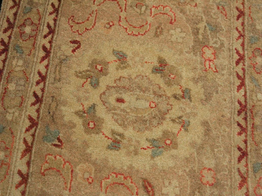 handmade Traditional Sultanabad Blue Tan Hand Knotted RECTANGLE 100% WOOL area rug 9x12