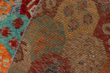 handmade Geometric Balouchi Red Blue Hand Knotted RECTANGLE 100% WOOL area rug 7 x 10
