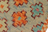 handmade Geometric Balouchi Blue Red Hand Knotted RECTANGLE 100% WOOL area rug 5 x 8