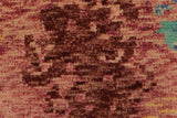 handmade Geometric Balouchi Purple Blue Hand Knotted RECTANGLE 100% WOOL area rug 5 x 8