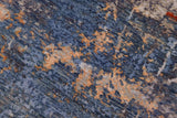 handmade Modern Modern Blue Rust Hand Knotted RECTANGLE WOOL&SILK area rug 10 x 14