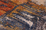 handmade Modern Modern Blue Rust Hand Knotted RECTANGLE WOOL&SILK area rug 8 x 10