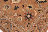 handmade Traditional Kafkaz Chobi Ziegler Lt. Brown Blue Hand Knotted RECTANGLE 100% WOOL area rug 8 x 10