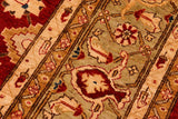 handmade Traditional Kafkaz Chobi Ziegler Red Green Hand Knotted RECTANGLE 100% WOOL area rug 8 x 10