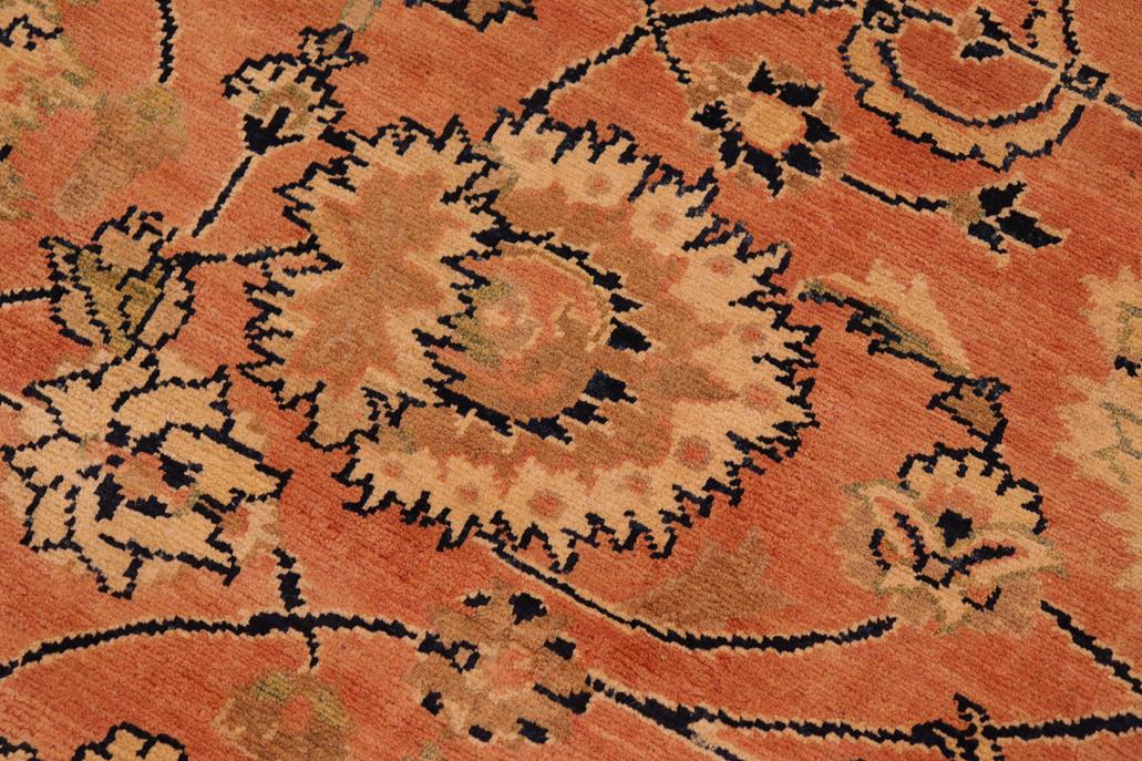 handmade Traditional Kafkaz Chobi Ziegler Rust Brown Hand Knotted RECTANGLE 100% WOOL area rug 8 x 10
