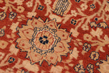 handmade Traditional Kafkaz Chobi Ziegler Rust Blue Hand Knotted RECTANGLE 100% WOOL area rug 8 x 10