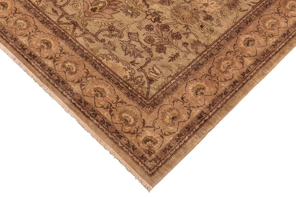 handmade Traditional Kafkaz Chobi Ziegler Lt. Green Brown Hand Knotted RECTANGLE 100% WOOL area rug 8 x 10