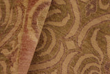 handmade Transitional Kafkaz Chobi Ziegler Lt. Green Lt. Brown Hand Knotted RECTANGLE 100% WOOL area rug 8 x 10