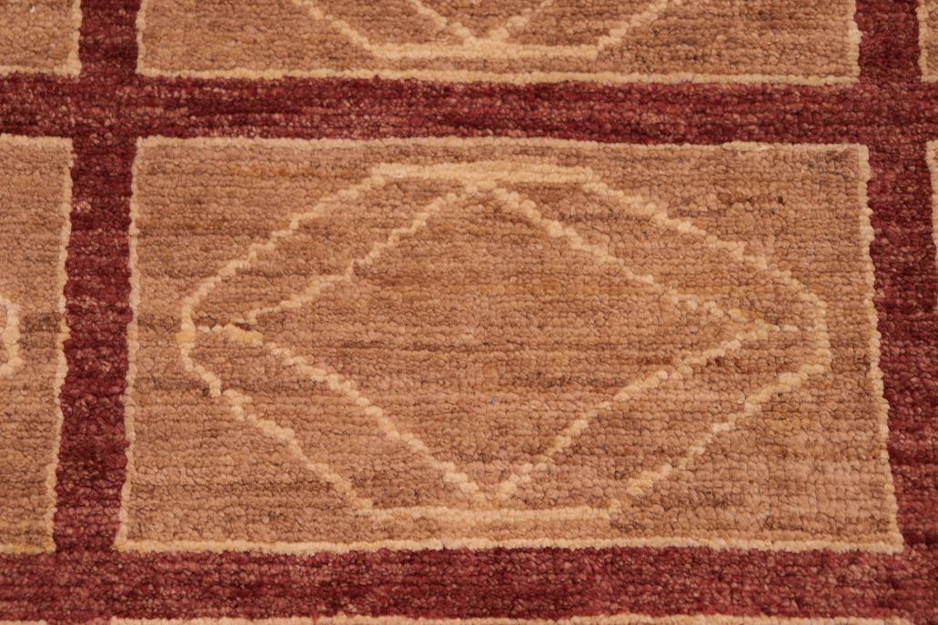 handmade Transitional Gabbeh Tan Nude Hand Knotted RECTANGLE 100% WOOL area rug 8 x 9