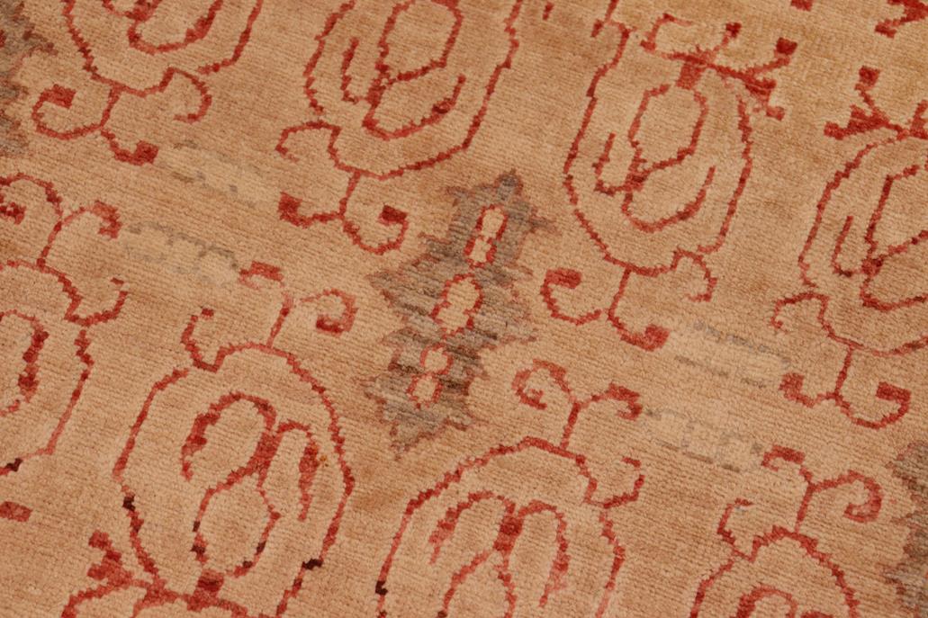 handmade Transitional Kafkaz Chobi Ziegler Lt. Brown Rust Hand Knotted RECTANGLE 100% WOOL area rug 8 x 10