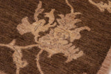 handmade Transitional Kafkaz Chobi Ziegler Brown Beige Hand Knotted RECTANGLE 100% WOOL area rug 8 x 10