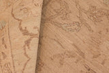 handmade Traditional Kafkaz Chobi Ziegler Tan Brown Hand Knotted RECTANGLE 100% WOOL area rug 8 x 11