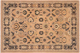 handmade Traditional Kafkaz Chobi Ziegler Rose Blue Hand Knotted RECTANGLE 100% WOOL area rug 8 x 10