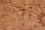 handmade Transitional Kafkaz Chobi Ziegler Tan Nude Hand Knotted RECTANGLE 100% WOOL area rug 8 x 9